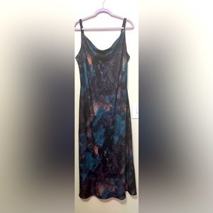 City Chic galaxy Scowl neck slip dress size 20